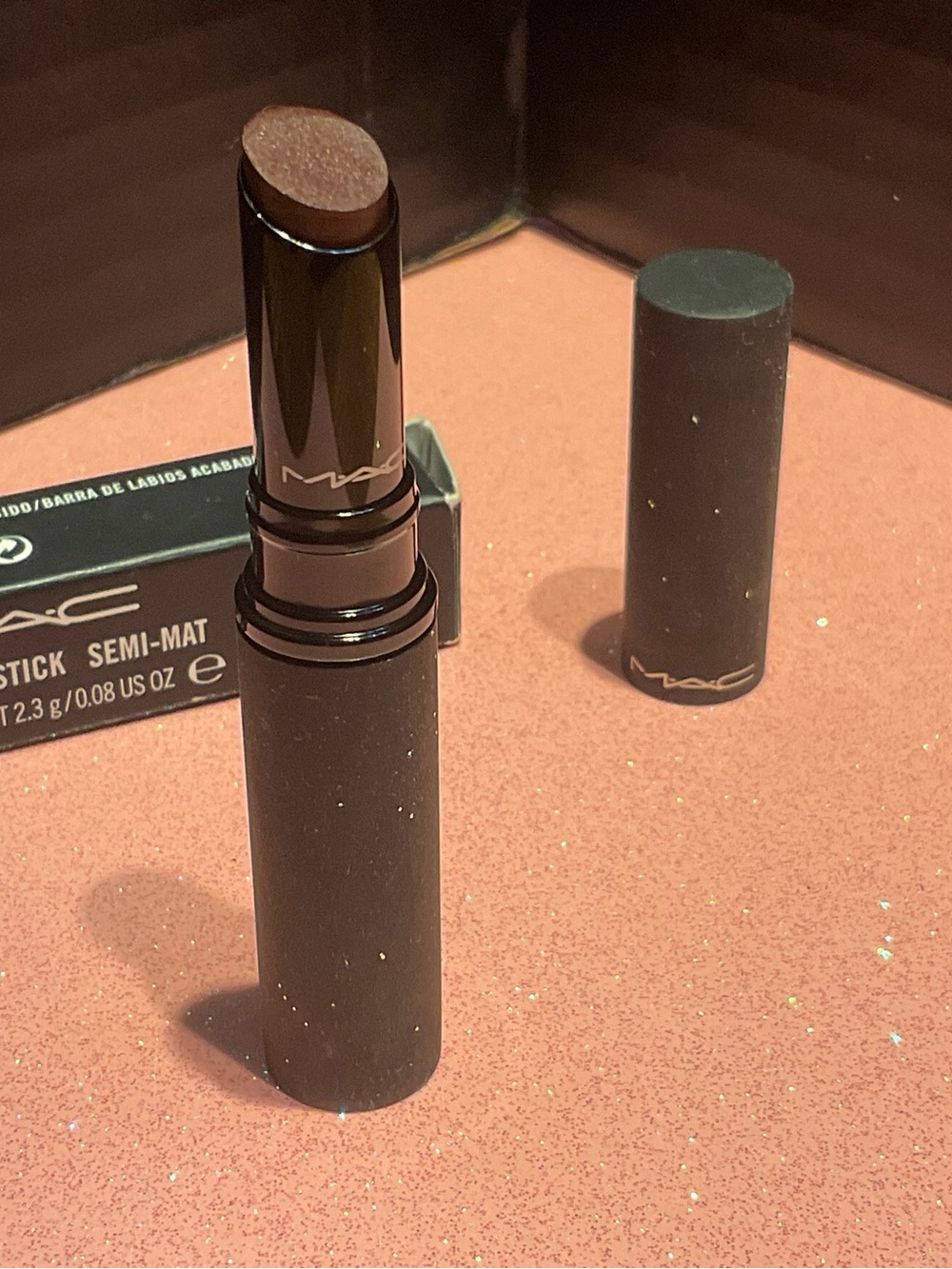 MAC Mattene Lipstick in CHOCK-FUL- Rare - Picture 2 of 7